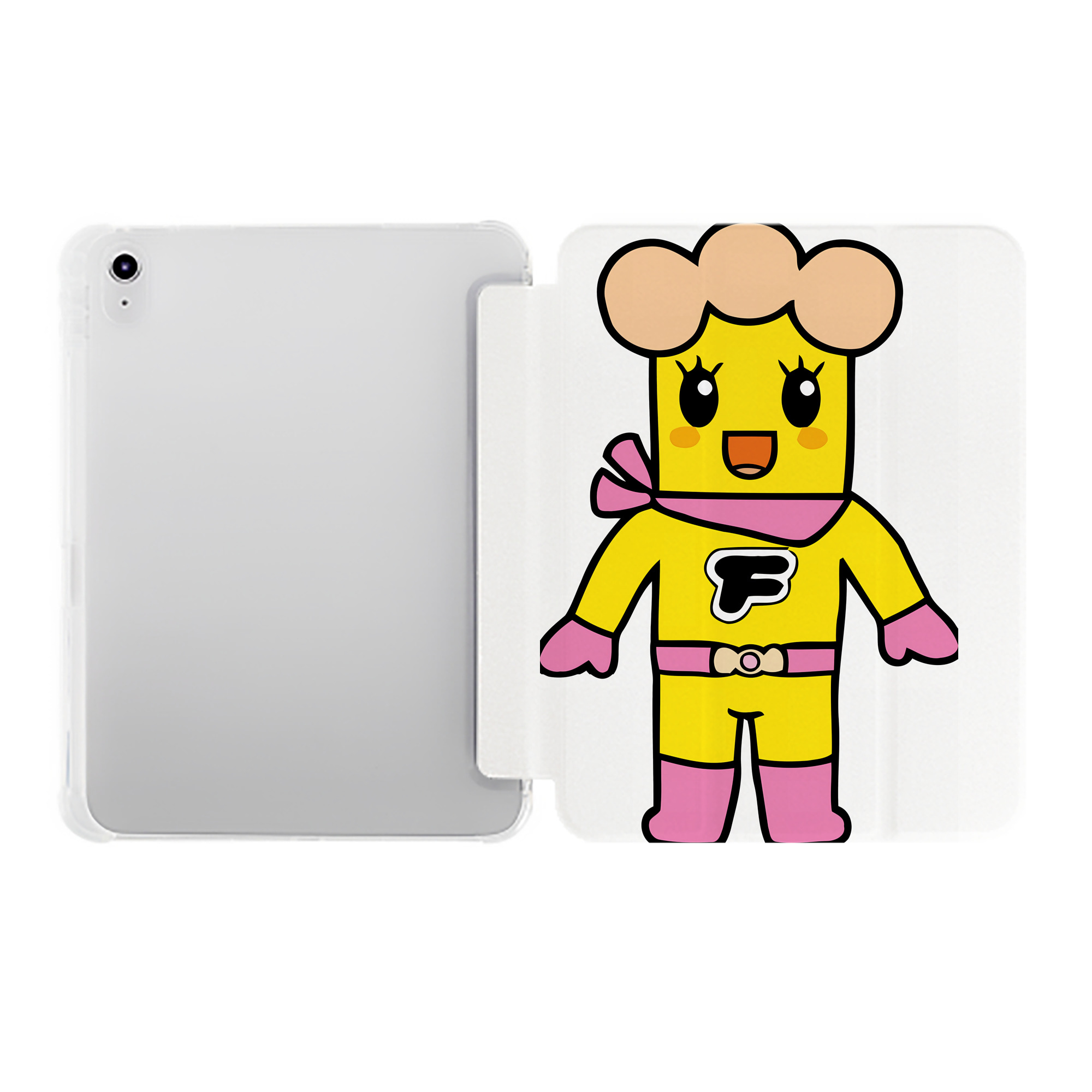 （画像用） アンパンマン Anpanman IPad ケース ペン収納付き 三つ折りスタンド PUレザー×シリコン 対応機種9.5/10.5/10.9インチ